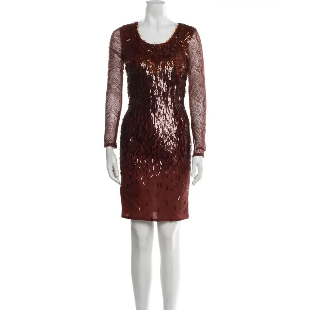Gucci 2010 sequin lace dress Runway size US 2 - Picture 5 of 14
